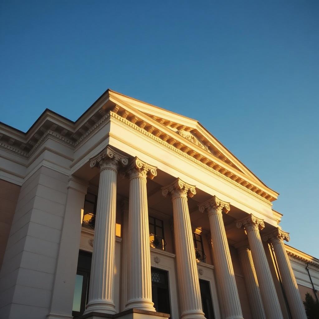 Fachada de instituição jurídica